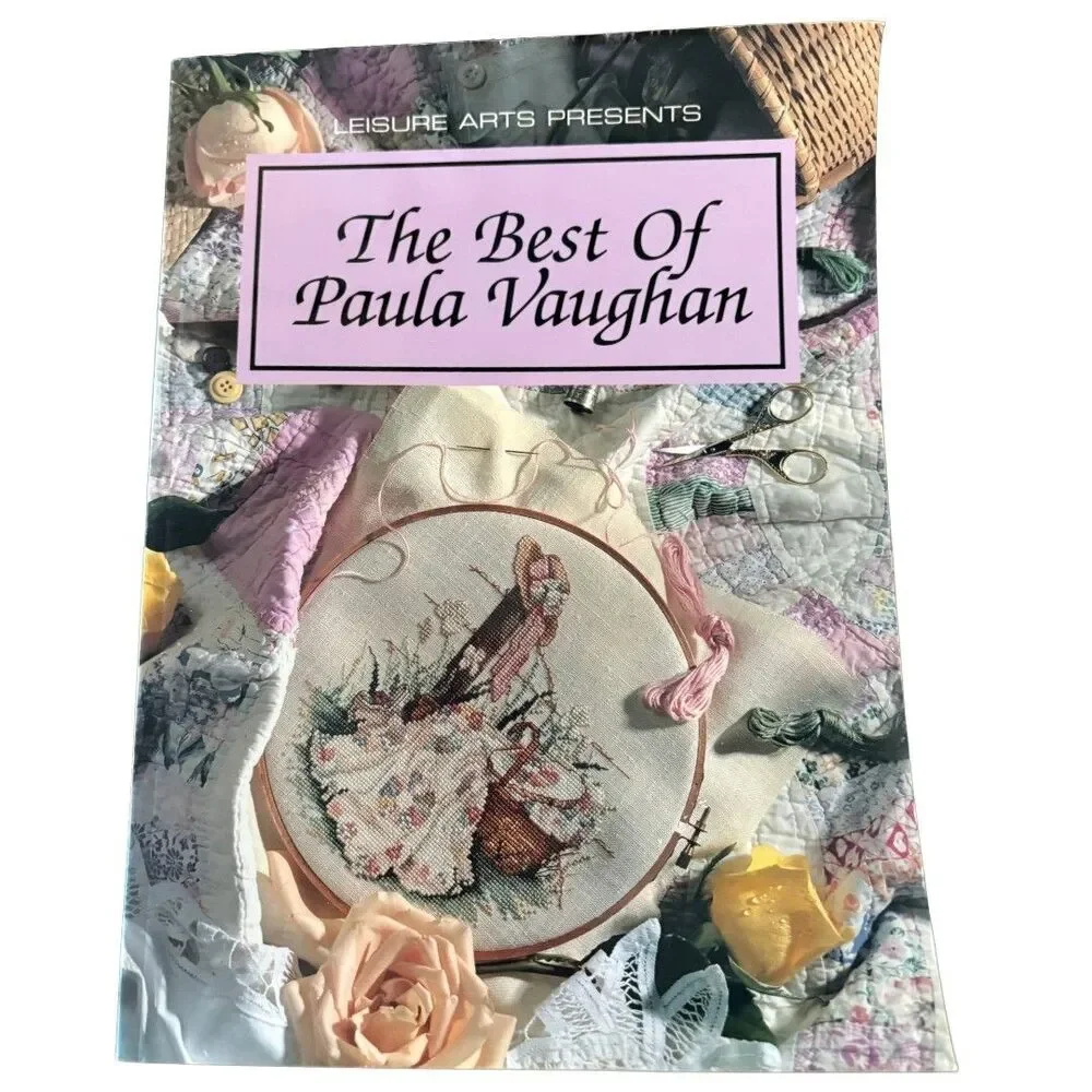 The Best of Paula Vaughan Cross Stitch Pattern Book 26 Charts 1574860844